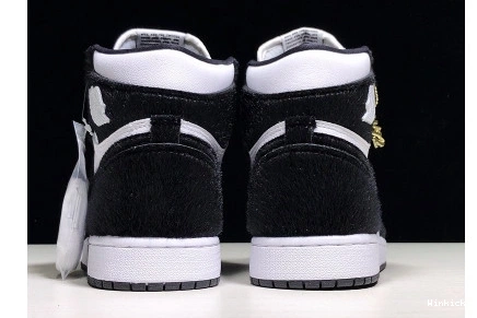 BLACK JORDAN 1 PANDA WHITE AIR CD0461-007 0823